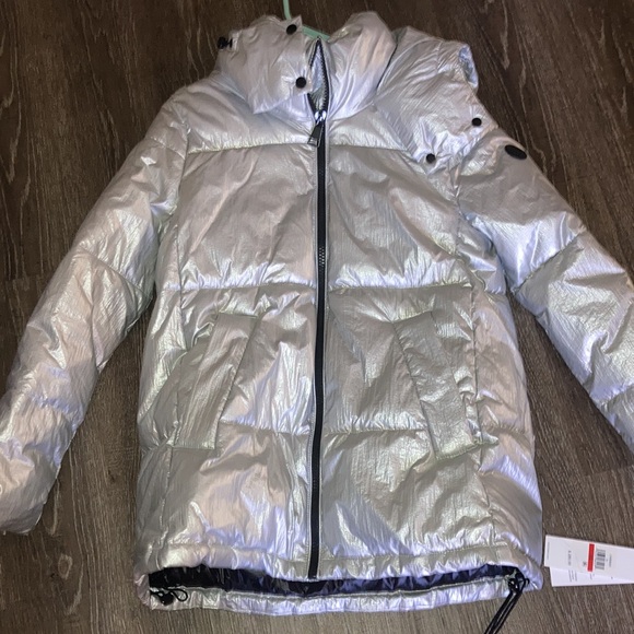 Calvin Klein Silver Coat - Picture 4 of 4